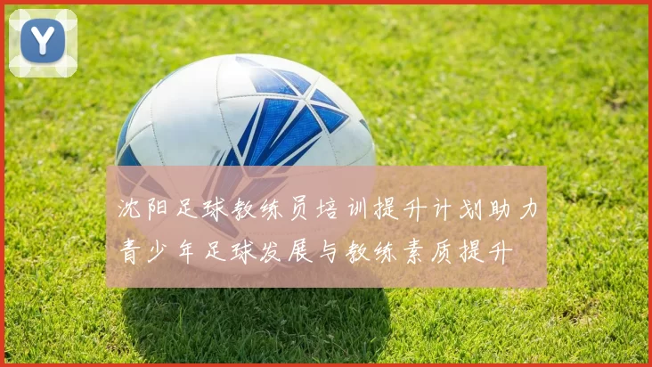 沈阳足球教练员培训提升计划助力青少年足球发展与教练素质提升